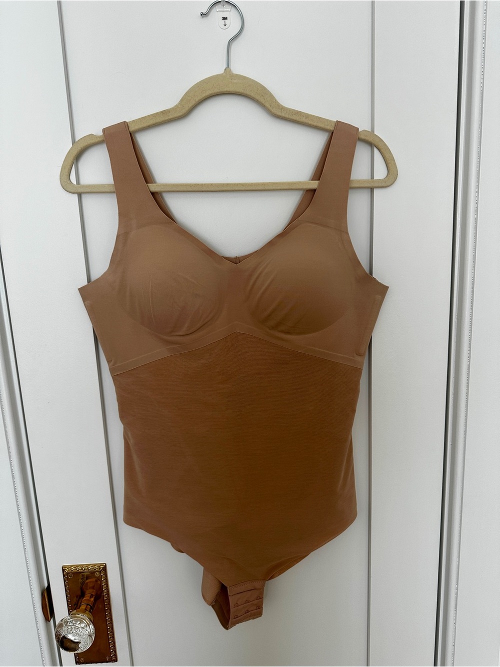 Honeylove Tank Bodysuit in Sand